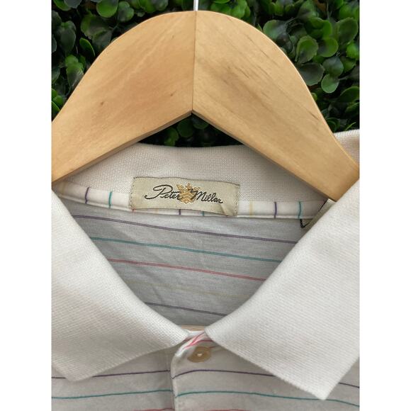 Peter Millar, Men’s Summer Comfort Gulf Polo Shirt Size L - Picture 4 of 6